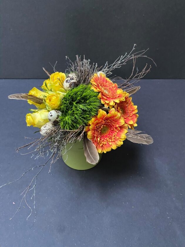 Bloemstuk 'Orange Geel'